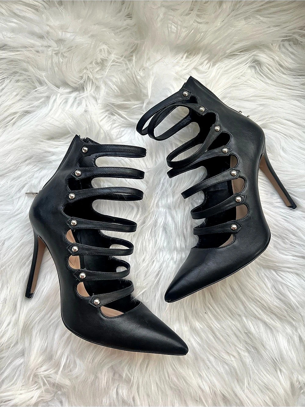 Aldo Studded Strappy Pointed Heels US 7.5